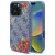Guess GUHMP16XP4ROPEMCB iPhone 16 Pro Max 6.9" hardcase 4G Flowers Print MagSafe tok, kék