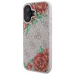 Guess GUHMP16SP4ROPEMCP iPhone 16 6.1" hardcase 4G Flowers Print MagSafe tok, rózsaszín