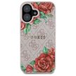 Guess GUHMP16SP4ROPEMCP iPhone 16 6.1" hardcase 4G Flowers Print MagSafe tok, rózsaszín