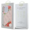 Guess GUHMP16LP4ROPEMCP iPhone 16 Pro 6.3" hardcase 4G Flowers Print MagSafe tok, rózsaszín