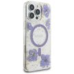 Guess Resin Flowers MagSafe iPhone 16 Pro tok, lila