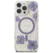 Guess Resin Flowers MagSafe iPhone 16 Pro Max tok, lila