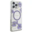Guess Resin Flowers MagSafe iPhone 16 Pro Max tok, lila