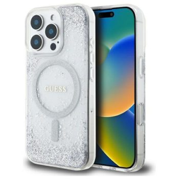   GUESS IPHONE 16 Pro MagSafe GUHMP16LRGRGES (Resin Gradient Glitter) silver