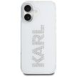 Karl Lagerfeld IML Rhinestones Logo iPhone 16 tok, átlátszó