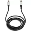 TUMI Power Charger utazó hálózati töltő 25W USB-C / USB-A + kábel USB-C/USB-C, fekete