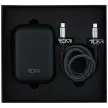 TUMI Power Charger utazó hálózati töltő 25W USB-C / USB-A + kábel USB-C/USB-C, fekete
