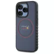 Red Bull RBHMP15X24PUILVR iPhone 15 Pro Max 6.7" Leather Case Red Ring MagSafe tok, sötétkék