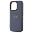 Red Bull RBHMP15X24PUILVR iPhone 15 Pro Max 6.7" Leather Case Red Ring MagSafe tok, sötétkék