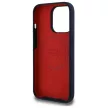 Red Bull RBHMP14L24SIILVR iPhone 14 Pro 6.1" hardcase tok, sötétkék Silicone tok, Red Ring MagSafe