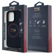 Red Bull RBHMP14L24SIILVR iPhone 14 Pro 6.1" hardcase tok, sötétkék Silicone tok, Red Ring MagSafe