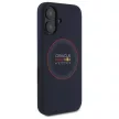 Red Bull IPHONE 16 Plus MagSafe RBHMP16M24SIILVR (Silicone tok, piros Ring) tok, sötétkék