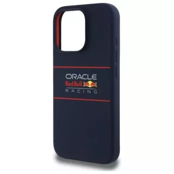   Red Bull IPHONE 15 Pro Max compatible MagSafe RBHMP15X24SIHSRV (Silicone Horizontal Center Red Logo) tok, sötétkék (BONTOTT DOBOZ)