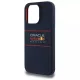 Red Bull IPHONE 15 Pro Max compatible MagSafe RBHMP15X24SIHSRV (Silicone Horizontal Center Red Logo) tok, sötétkék (BONTOTT DOBOZ)