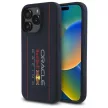 Red Bull IPHONE 15 Pro MagSafe RBHMP15L24SIOLRV (Silicone Oversize Vertical Logo) tok, sötétkék