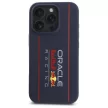 Red Bull IPHONE 16 Pro Max MagSafe RBHMP16X24SIOLRV (Silicone Oversize Vertical Logo) tok, sötétkék
