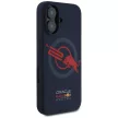 Red Bull HC Silicone ORBR20 Logo tok, piros Lining iPhone 16 MagSafe tok, kék