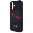 Red Bull HC Silicone ORBR20 Logo tok, piros Lining iPhone 16 MagSafe tok, kék