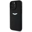 Aston Martin HC Leather Victory Design iPhone 16 Pro tok, fekete