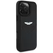 Aston Martin HC Leather Victory Design iPhone 16 Pro tok, fekete
