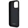 Aston Martin HC Leather Victory Design iPhone 16 Pro tok, fekete