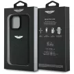 Aston Martin HC Leather Victory Design iPhone 16 Pro tok, fekete