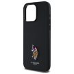 US Polo USHCP15XPEMK iPhone 15 Pro Max 6,7" tok, fekete Embroidetok, piros DH Color