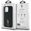 US Polo USHCP15XPEMK iPhone 15 Pro Max 6,7" tok, fekete Embroidetok, piros DH Color