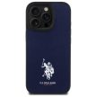 US Polo USHCP15XPGEV iPhone 15 Pro Max 6,7" tok, sötétkék Leather Embroidetok, piros DH Color