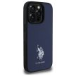 US Polo USHCP15XPGEV iPhone 15 Pro Max 6,7" tok, sötétkék Leather Embroidetok, piros DH Color