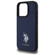 US Polo USHCP15XPGEV iPhone 15 Pro Max 6,7" tok, sötétkék Leather Embroidetok, piros DH Color