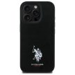 US Polo USHCP15XPGEK iPhone 15 Pro Max 6,7" tok, fekete Leather Embroidetok, piros DH Color