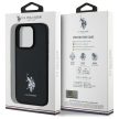 US Polo USHCP15XPGEK iPhone 15 Pro Max 6,7" tok, fekete Leather Embroidetok, piros DH Color