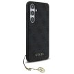 Guess GUHCS24FEGF4GGR Samsung Galaxy S24 FE hardcase 4G Charms Collection tok, szürke