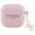 Guess GUA4LECG4P AirPods 4 cover Silicone 4G Charm tok, rózsaszín