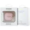 Guess GUA4LECG4P AirPods 4 cover Silicone 4G Charm tok, rózsaszín