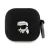 Karl Lagerfeld KLA4RUNIKK AirPods 4 cover Silicone Karl Head 3D tok, fekete