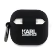 Karl Lagerfeld KLA4RUNIKK AirPods 4 cover Silicone Karl Head 3D tok, fekete