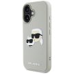 Karl Lagerfeld HC 3D Rubber Double Heads iPhone 16 tok, bézs
