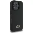 Lacoste Set 2in1 tok + USB-C kábe Iconic Petit Pique Woven MagSafe iPhone 16 Pro Max tok, fekete