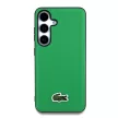 Lacoste Iconic Petit Pique Woven Logo MagSafe Samsung Galaxy S25 tok, zöld
