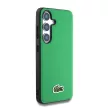 Lacoste Iconic Petit Pique Woven Logo MagSafe Samsung Galaxy S25 tok, zöld