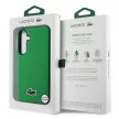 Lacoste Iconic Petit Pique Woven Logo MagSafe Samsung Galaxy S25 tok, zöld