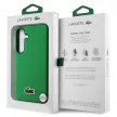 Lacoste Iconic Petit Pique Woven Logo MagSafe Samsung Galaxy S25 Plus tok, zöld