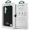 Lacoste Iconic Petit Pique Woven Logo MagSafe Samsung Galaxy S25 tok, fekete