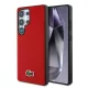 Lacoste Iconic Petit Pique Woven Logo MagSafe Samsung Galaxy S25 Ultra tok, piros