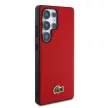 Lacoste Iconic Petit Pique Woven Logo MagSafe Samsung Galaxy S25 Ultra tok, piros