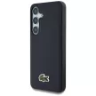 Lacoste Iconic Petit Pique Woven Logo MagSafe Samsung Galaxy S25 tok, sötétkék