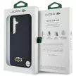 Lacoste Iconic Petit Pique Woven Logo MagSafe Samsung Galaxy S25 tok, sötétkék