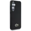 Lacoste Iconic Petit Pique Woven Logo CBDY Strap MagSafe Samsung Galaxy S25 tok, fekete